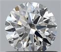 Diamante Natural 0.61 quilates, Redondo , Color G, claridad VVS2 y certificado IGI