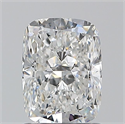 Natural Diamond 1.20 Carats, Cushion with  Cut, E Color, SI1 Clarity and Certified by GIA