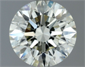 Natural Diamond 0.91 Carats, Round with Excellent Cut, N Color, VS1 Clarity and Certified by GIA