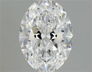 Picture of Natural Diamond 1.00 Carats, Oval with  Cut, D Color, SI1 Clarity and Certified by GIA