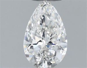 Picture of Natural Diamond 0.30 Carats, Pear with  Cut, G Color, VS2 Clarity and Certified by GIA