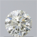 Natural Diamond 0.42 Carats, Round with Excellent Cut, M Color, VVS2 Clarity and Certified by GIA