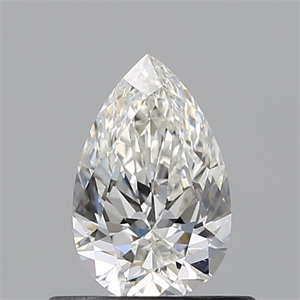 Picture of Natural Diamond 0.51 Carats, Pear with  Cut, G Color, VS2 Clarity and Certified by GIA