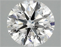 Lab Grown Diamond 2.00 Carats, Round with Excellent Cut, D Color, VVS2 Clarity and Certified by IGI