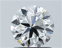 Diamante Natural 1.00 quilates, Redondo , Color G, claridad VVS2 y certificado GIA