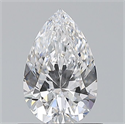 Natural Diamond 0.70 Carats, Pear with  Cut, D Color, IF Clarity and Certified by GIA
