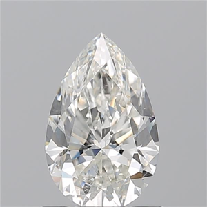 Picture of Natural Diamond 1.01 Carats, Pear with  Cut, I Color, SI2 Clarity and Certified by GIA