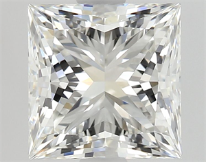 Picture of Natural Diamond 1.53 Carats, Princess with  Cut, G Color, VVS2 Clarity and Certified by GIA