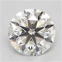 Natural Diamond 0.51 Carats, Round with Very Good Cut, I Color, VVS1 Clarity and Certified by GIA