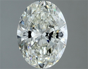 Foto Diamante Natural 1.51 quilates, Ovalado , Color I, claridad SI1 y certificado IGI de