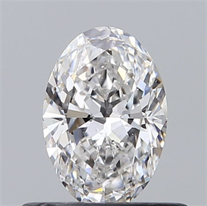 Foto Diamante Natural 0.50 quilates, Ovalado , Color E, claridad SI2 y certificado GIA de