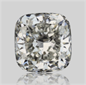 Natural Diamond 0.50 Carats, Cushion with  Cut, H Color, VVS2 Clarity and Certified by GIA