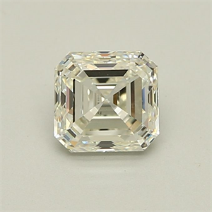 Picture of Natural Diamond 1.20 Carats, Asscher with  Cut, H Color, VS2 Clarity and Certified by IGI