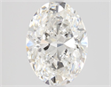 Natural Diamond 2.01 Carats, Oval with  Cut, F Color, VS2 Clarity and Certified by GIA