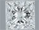 Diamante Natural 0.42 quilates, Princesa , Color F, claridad SI1 y certificado GIA