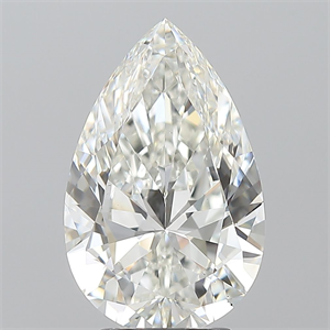 Foto Diamante Natural 3.50 quilates, De pera , Color H, claridad VS2 y certificado GIA de