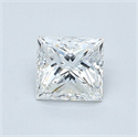 Natural Diamond 0.70 Carats, Princess with  Cut, E Color, VS1 Clarity and Certified by GIA