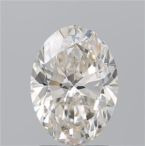 Picture of Natural Diamond 2.20 Carats, Oval with  Cut, H Color, VS1 Clarity and Certified by IGI