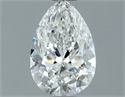 Natural Diamond 0.72 Carats, Pear with  Cut, G Color, VS2 Clarity and Certified by GIA