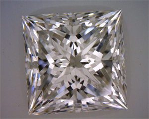Picture of Natural Diamond 3.04 Carats, Princess with  Cut, I Color, VS2 Clarity and Certified by GIA