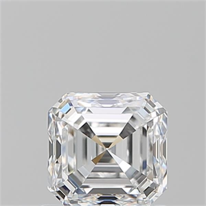 Picture of Natural Diamond 1.01 Carats, Asscher with  Cut, E Color, VS1 Clarity and Certified by GIA