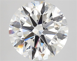 Picture of Natural Diamond 3.50 Carats, Round with Excellent Cut, F Color, VVS2 Clarity and Certified by GIA