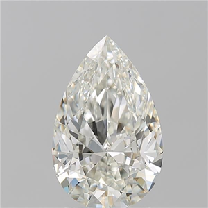 Picture of Natural Diamond 2.23 Carats, Pear with  Cut, H Color, VS2 Clarity and Certified by IGI