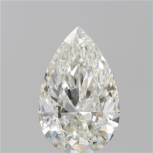 Picture of Natural Diamond 2.23 Carats, Pear with  Cut, H Color, VS2 Clarity and Certified by IGI