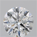 Natural Diamond 0.96 Carats, Round with Excellent Cut, H Color, VVS2 Clarity and Certified by GIA