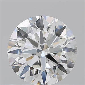 Picture of Natural Diamond 0.96 Carats, Round with Excellent Cut, H Color, VVS2 Clarity and Certified by GIA