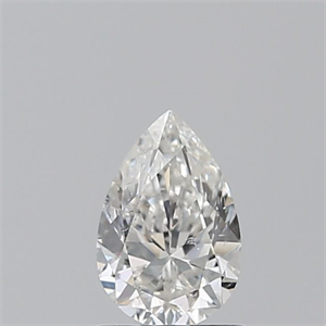 Foto Diamante Natural 0.90 quilates, De pera , Color G, claridad SI2 y certificado GIA de