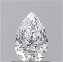 Natural Diamond 0.70 Carats, Pear with  Cut, E Color, VS1 Clarity and Certified by GIA