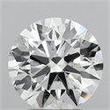 Del inventario de diamantes de laboratorio, 2.54 quilates, Redondo , Color E, claridad VVS2 y certificado IGI