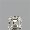 Diamante Natural 0.51 quilates, Asscher , Color J, claridad VVS1 y certificado GIA