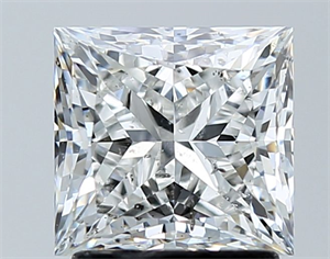 Foto Diamante Natural 2.02 quilates, Princesa , Color G, claridad SI2 y certificado GIA de