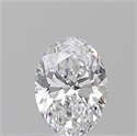 Diamante Natural 0.52 quilates, Ovalado , Color D, claridad VVS1 y certificado GIA