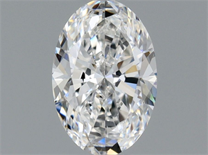 Picture of Natural Diamond 0.40 Carats, Oval with  Cut, E Color, VVS1 Clarity and Certified by GIA