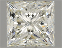 Natural Diamond 1.51 Carats, Princess with  Cut, L Color, VS1 Clarity and Certified by GIA