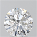 Natural Diamond 2.01 Carats, Round with Excellent Cut, D Color, SI1 Clarity and Certified by GIA