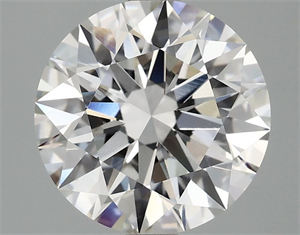 Picture of Lab Grown Diamond 3.07 Carats, Round with Ideal Cut, G Color, VVS2 Clarity and Certified by IGI