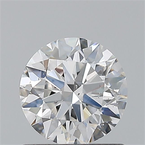 Picture of Natural Diamond 0.70 Carats, Round with Excellent Cut, E Color, SI2 Clarity and Certified by GIA