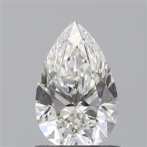 Picture of Natural Diamond 0.73 Carats, Pear with  Cut, G Color, VVS1 Clarity and Certified by GIA