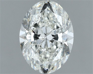 Picture of Natural Diamond 1.00 Carats, Oval with  Cut, H Color, SI2 Clarity and Certified by GIA