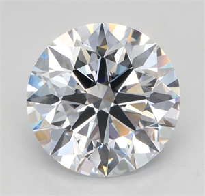 Picture of Lab Grown Diamond 3.55 Carats, Round with Ideal Cut, F Color, VVS1 Clarity and Certified by IGI