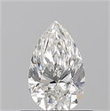 Natural Diamond 0.50 Carats, Pear with  Cut, G Color, VS1 Clarity and Certified by GIA