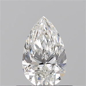 Picture of Natural Diamond 0.50 Carats, Pear with  Cut, G Color, VS1 Clarity and Certified by GIA