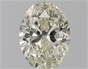 Natural Diamond 1.20 Carats, Oval with  Cut, K Color, SI2 Clarity and Certified by GIA