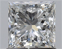 Natural Diamond 0.90 Carats, Princess with  Cut, G Color, VS1 Clarity and Certified by GIA