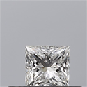 Natural Diamond 0.23 Carats, Princess with  Cut, E Color, VVS2 Clarity and Certified by GIA