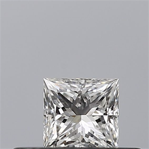Picture of Natural Diamond 0.23 Carats, Princess with  Cut, E Color, VVS2 Clarity and Certified by GIA